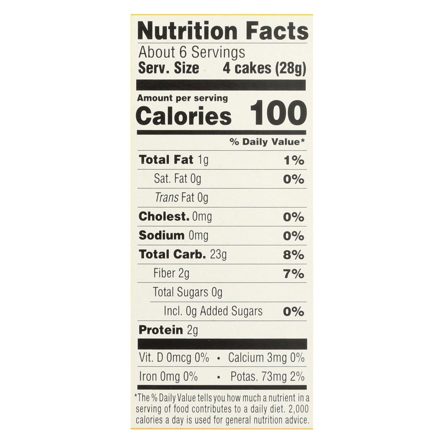 Lundberg Rice Cakes, Brown, Sugar-Free, 6-Pack