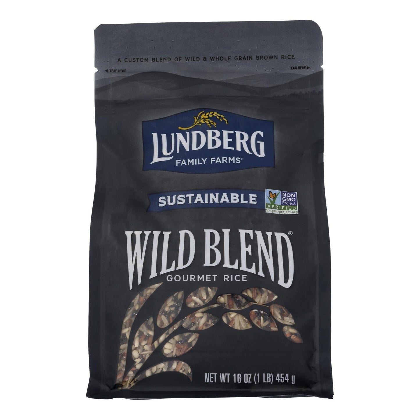 Lundberg Family Farms Wild Blend Rice - Case Of 6 - 1 Lb.