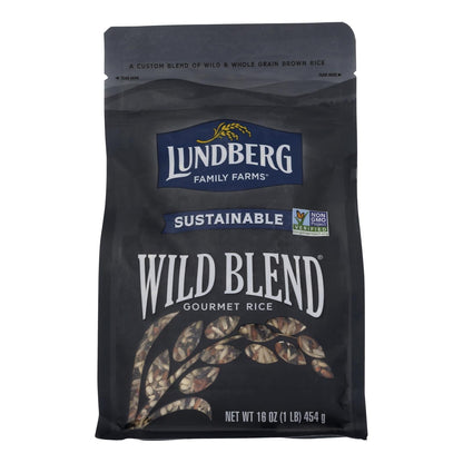 Lundberg Family Farms Wild Blend Rice - Case Of 6 - 1 Lb.