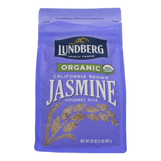 Lundberg Family Farms Brown Jasmine Rice - Case Of 6 - 2 Lb.