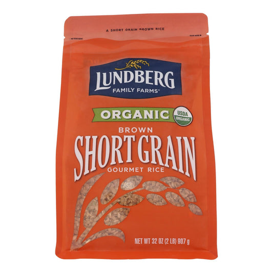 Lundberg Organic Short Grain Brown Rice, 6-Pack (2 lb each)