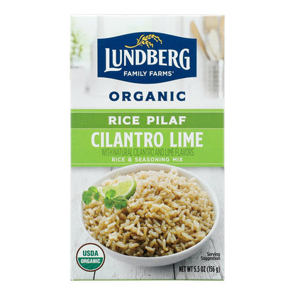 Lundberg Cilantro Lime Rice Mix, 5.5 oz, Case of 6