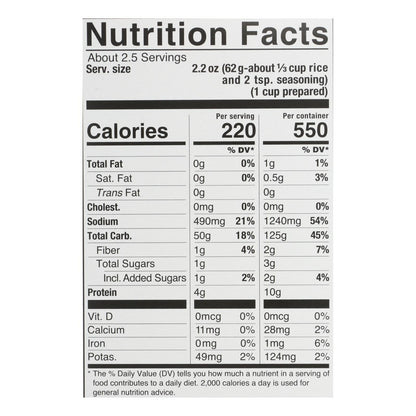 Lundberg Cilantro Lime Rice Mix, 5.5 oz, Case of 6