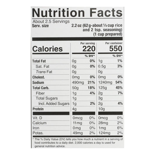 Lundberg Cilantro Lime Rice Mix, 5.5 oz, Case of 6