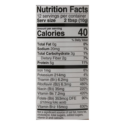 Bragg Nutritional Yeast Seasoning, 4.5 Oz, Case of 12