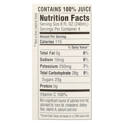 Rw Knudsen Organic Apple Juice  - Case of 6 - 32 FZ