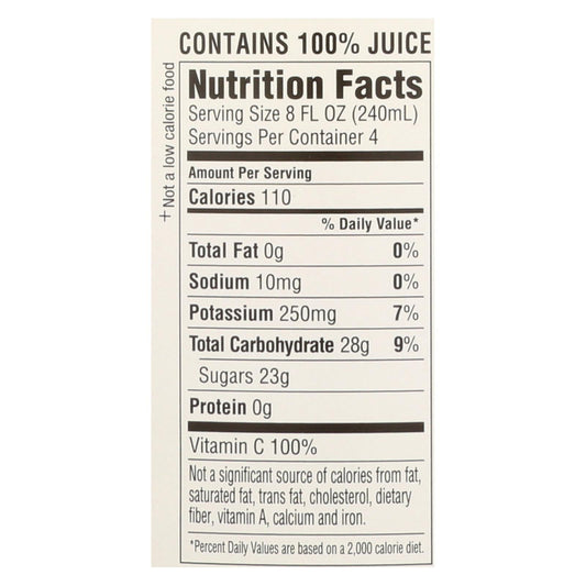 Rw Knudsen Organic Apple Juice  - Case of 6 - 32 FZ