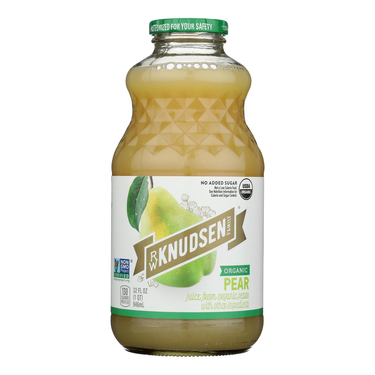 R.W. Knudsen Organic Juice, Pear - Case of 6 - 32 FZ