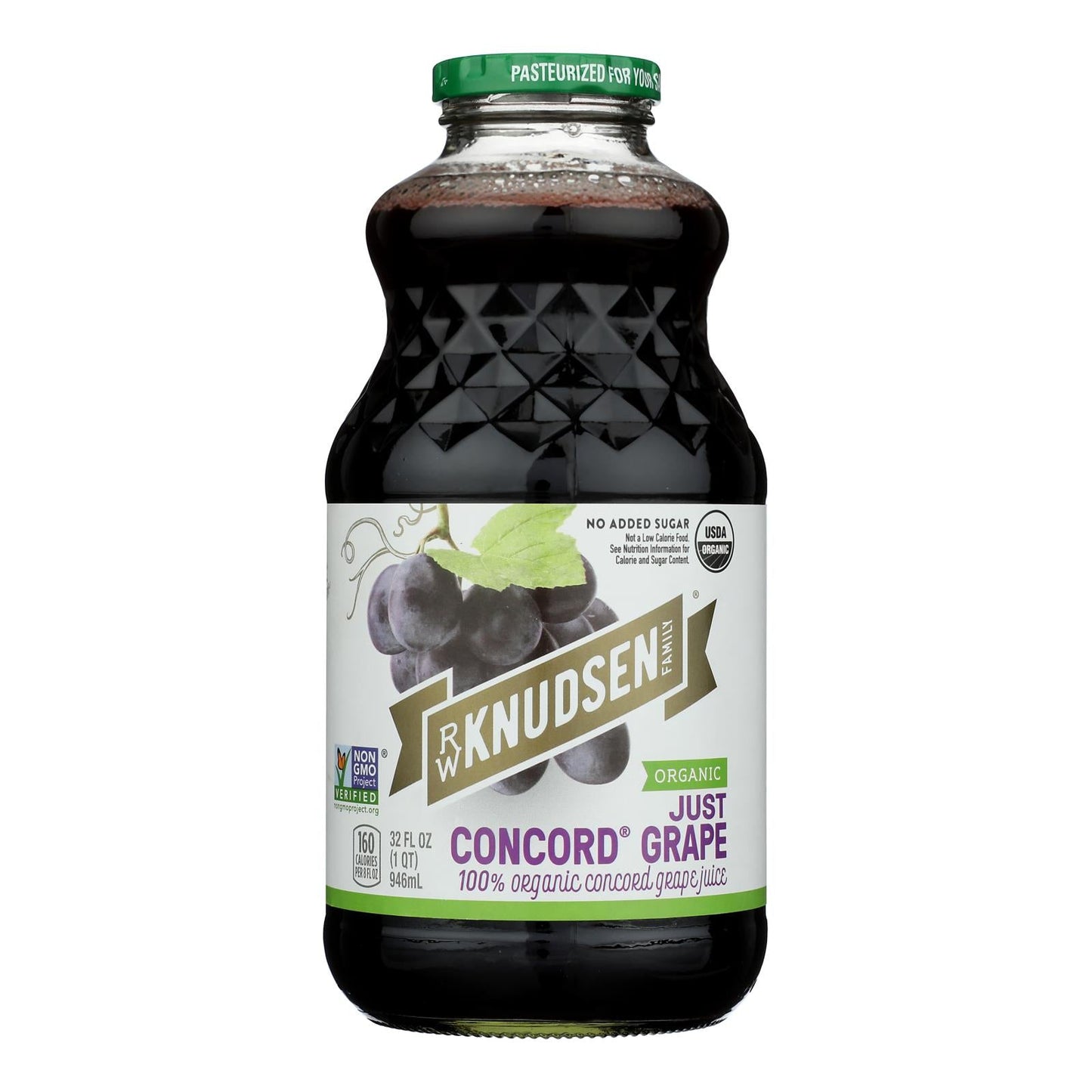 Rw Knudsen Organic Just Concord Juice  - Case of 6 - 32 FZ