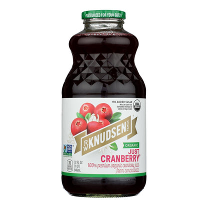 R.W. Knudsen Organic Just Cranberry Juice, 6-Pack, 32 fl oz