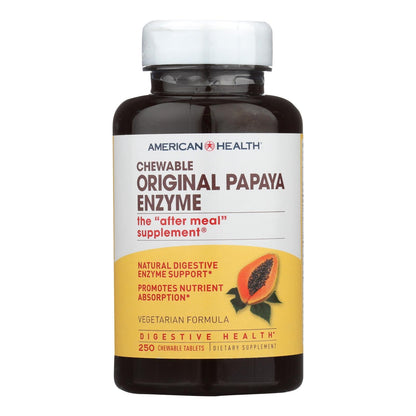 Papaya Enzyme Chewables - 250 Tablets by American Health