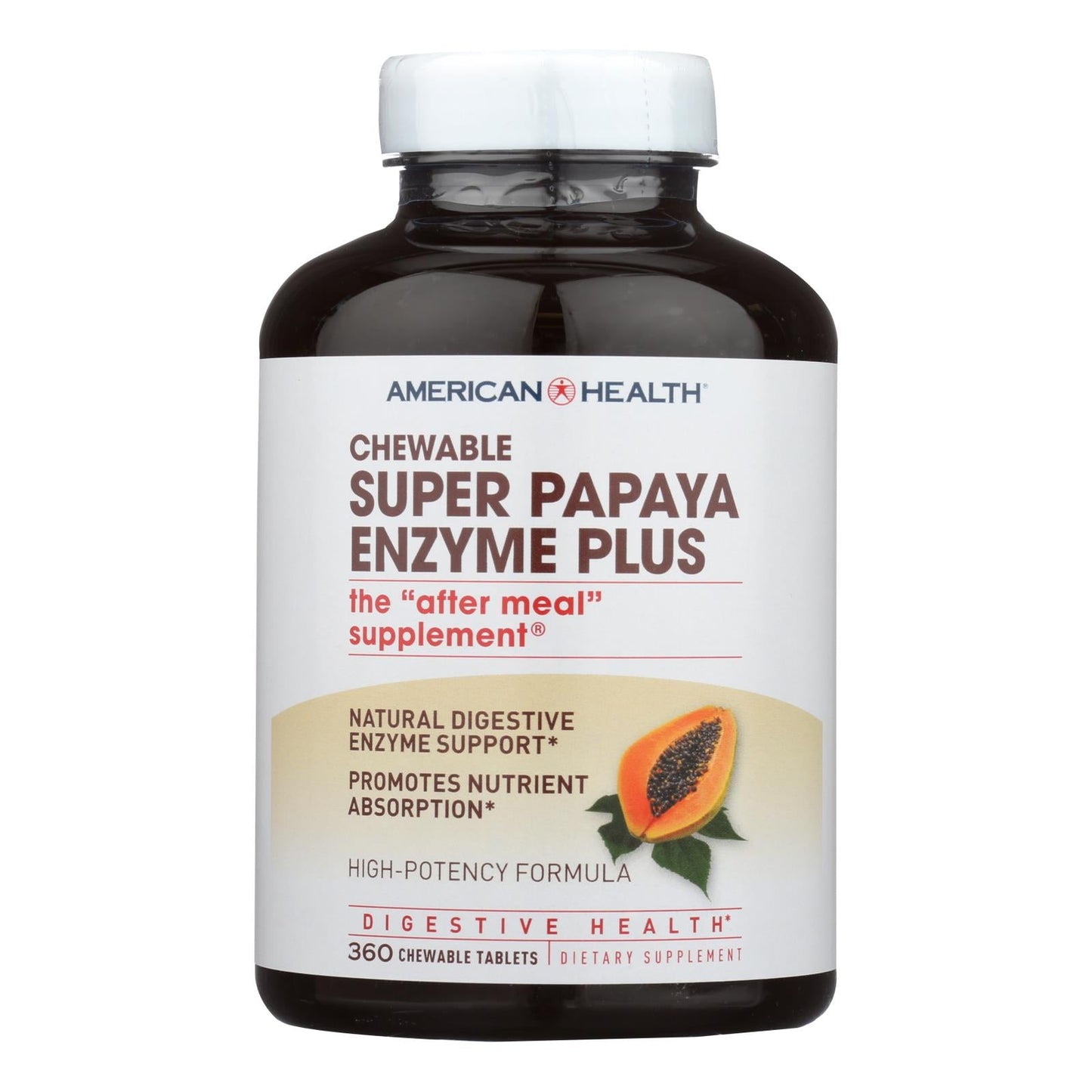 Super Papaya Enzyme Plus Chewables - 360 Tablets