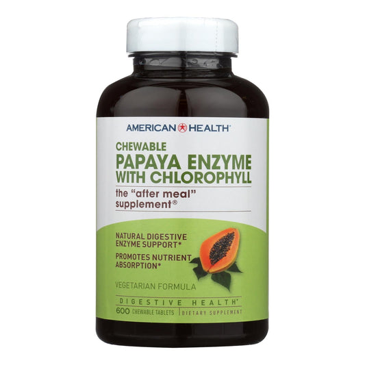 Papaya Enzyme with Chlorophyll - 600 Chewable Tablets