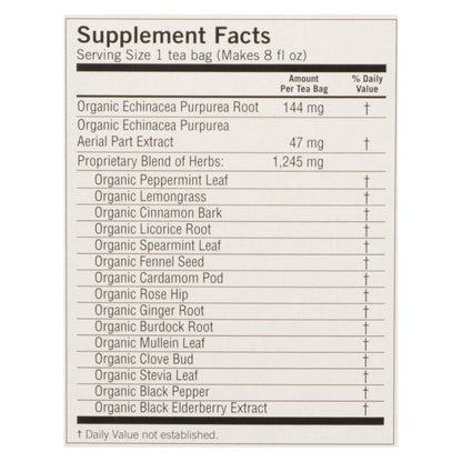 Yogi Echinacea Immune Support Tea, 16 Bags, Case of 6
