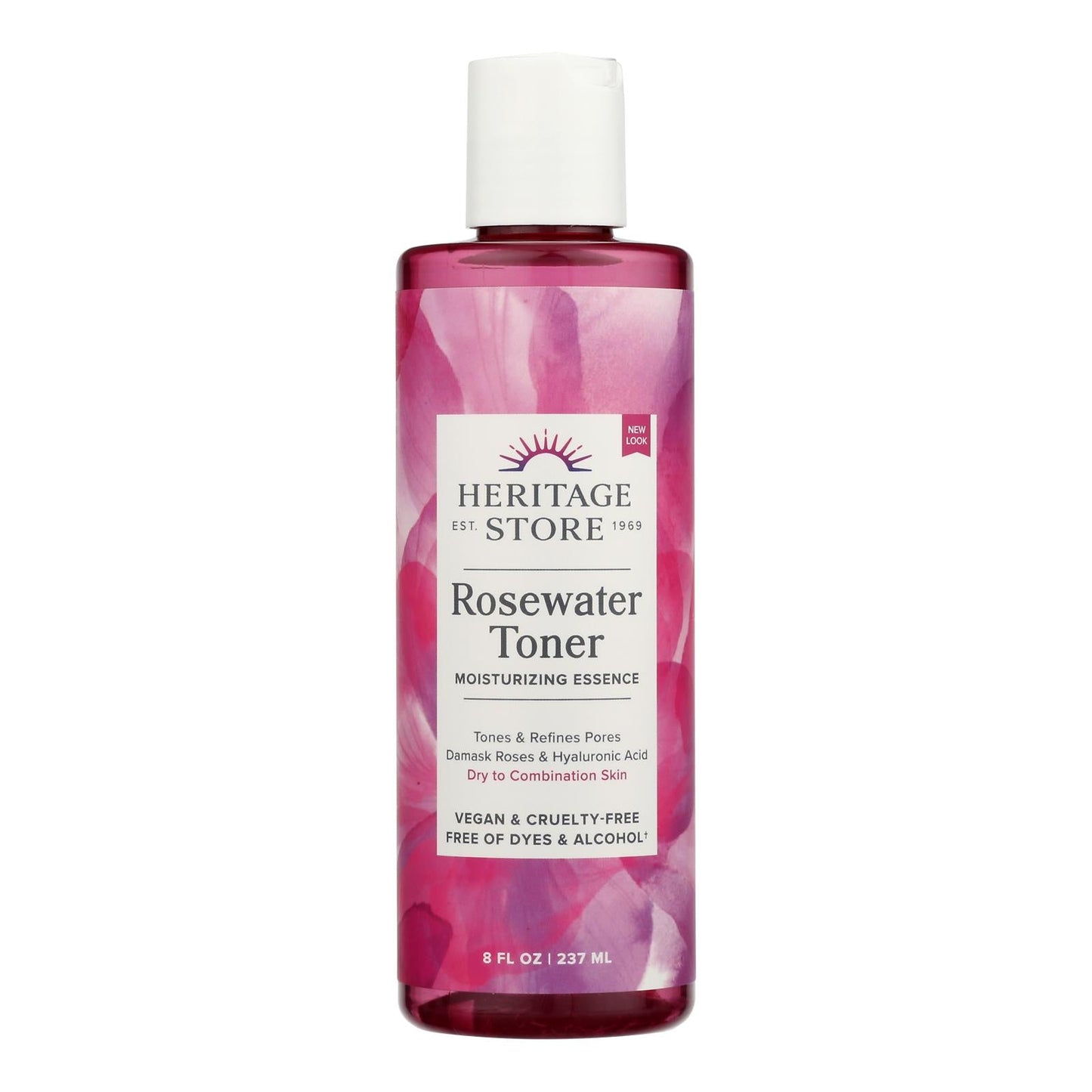 Heritage Store - Rosewater Facial Toner - 1 Each - 8 Oz