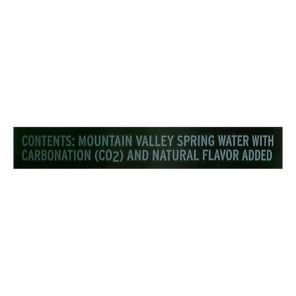 Mountain Valley White Peach Sparkling Water, 12 x 1L Case