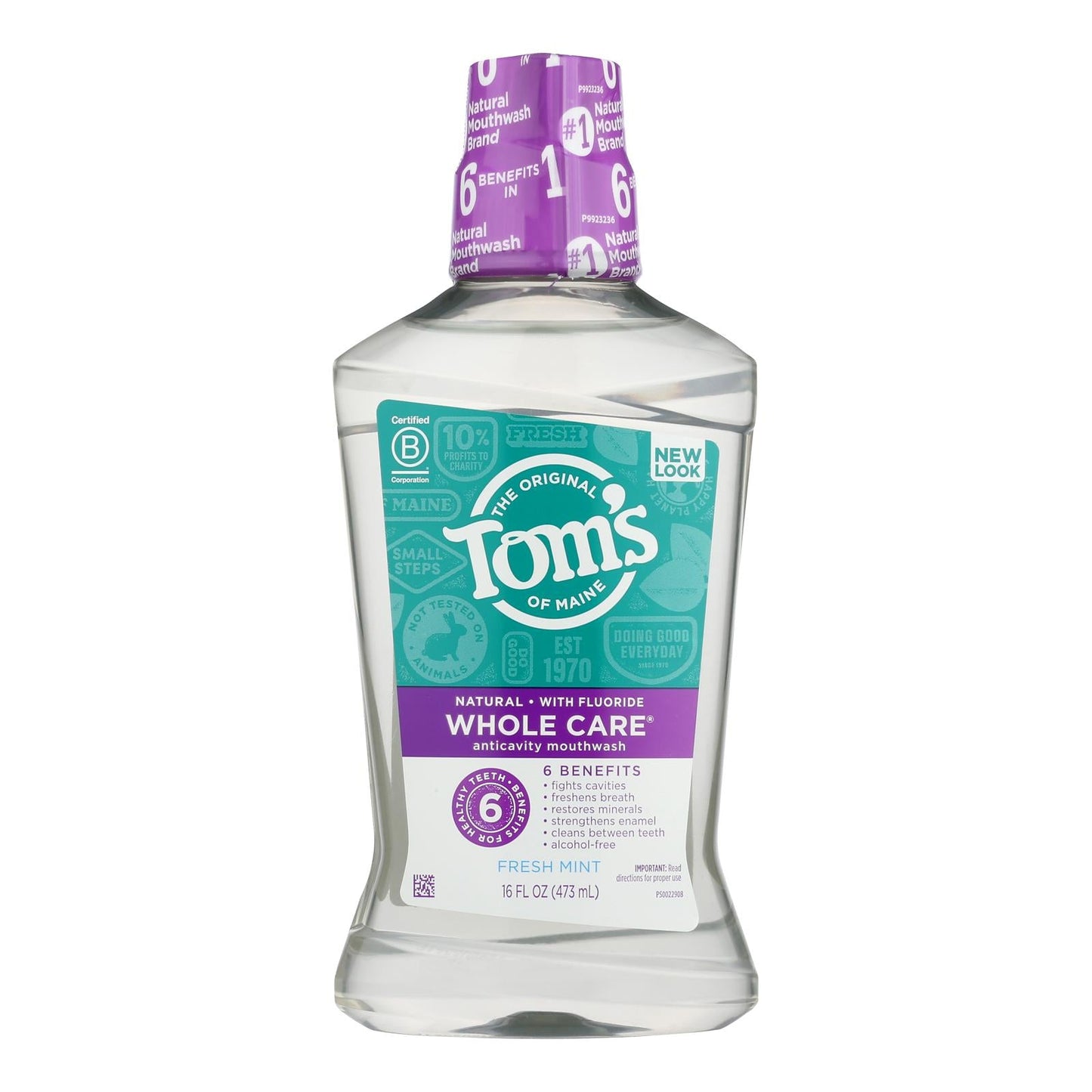 Tom's Of Maine - Mouthwash Fresh Mint Whlc - 1 Each - 16 Fz