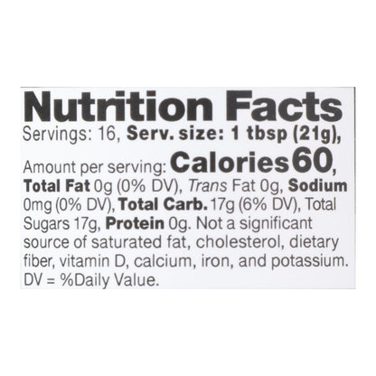 Madhava Honey Organic Honey Bear - Case Of 6 - 12 Oz.