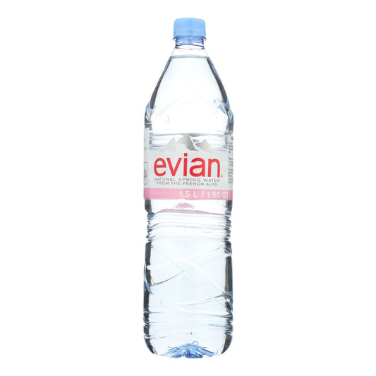 Evian Natural Spring Water, 12-Pack, 50.7 FL oz.