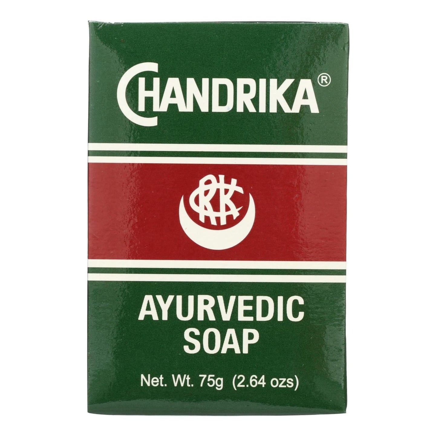 Chandrika Ayurvedic Herbal Soap, 2.64 Oz, Pack of 10
