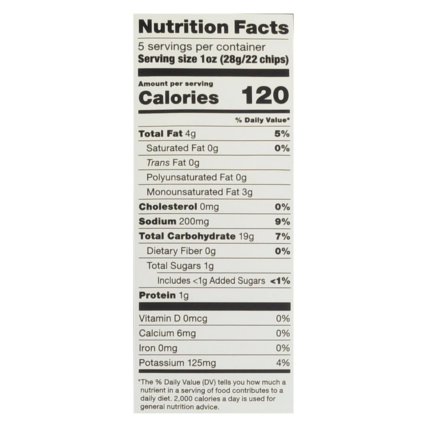 Popchips Sea Salt & Vinegar Chips, 12-Pack, 5 oz Each