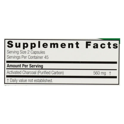 Nature's Answer Activated Charcoal - 90 Softgels