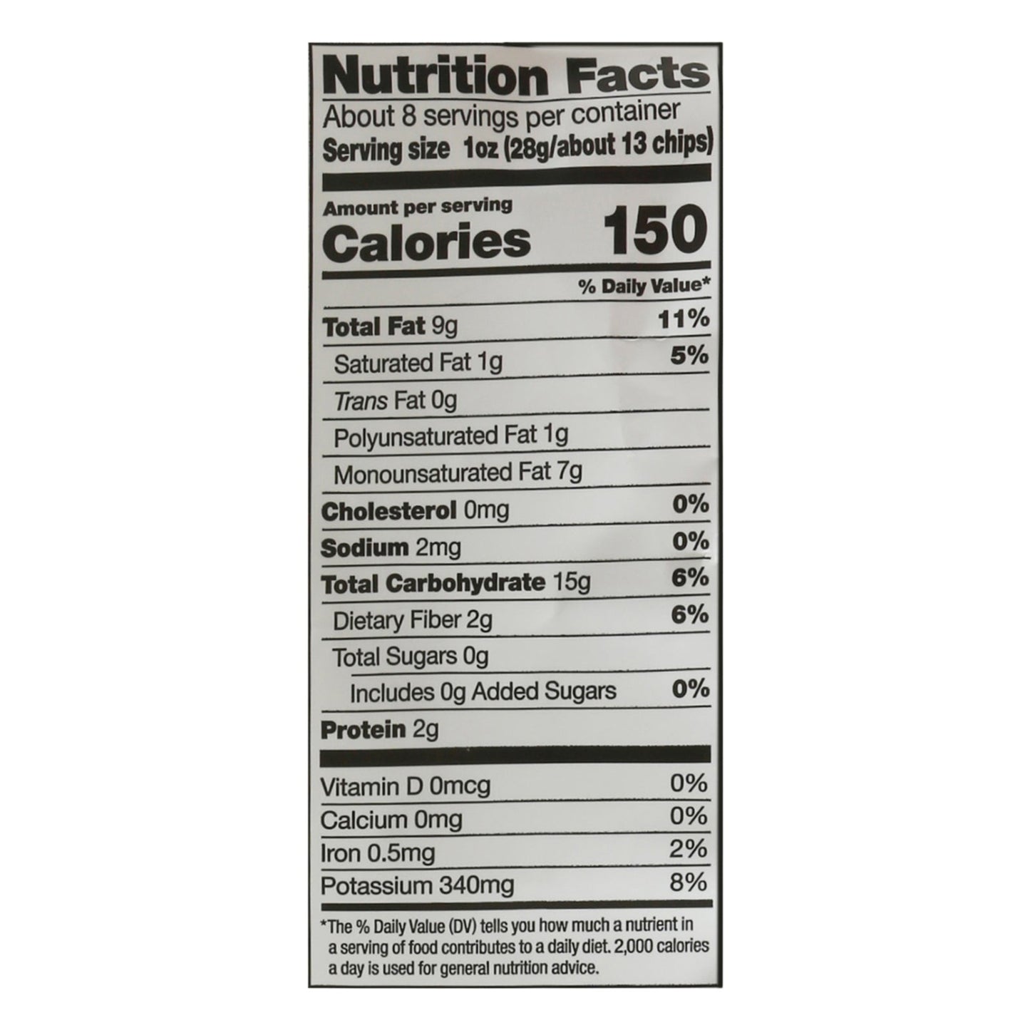 Kettle Brand - Potato Chip Unsalted - CS of 12-7.5 OZ