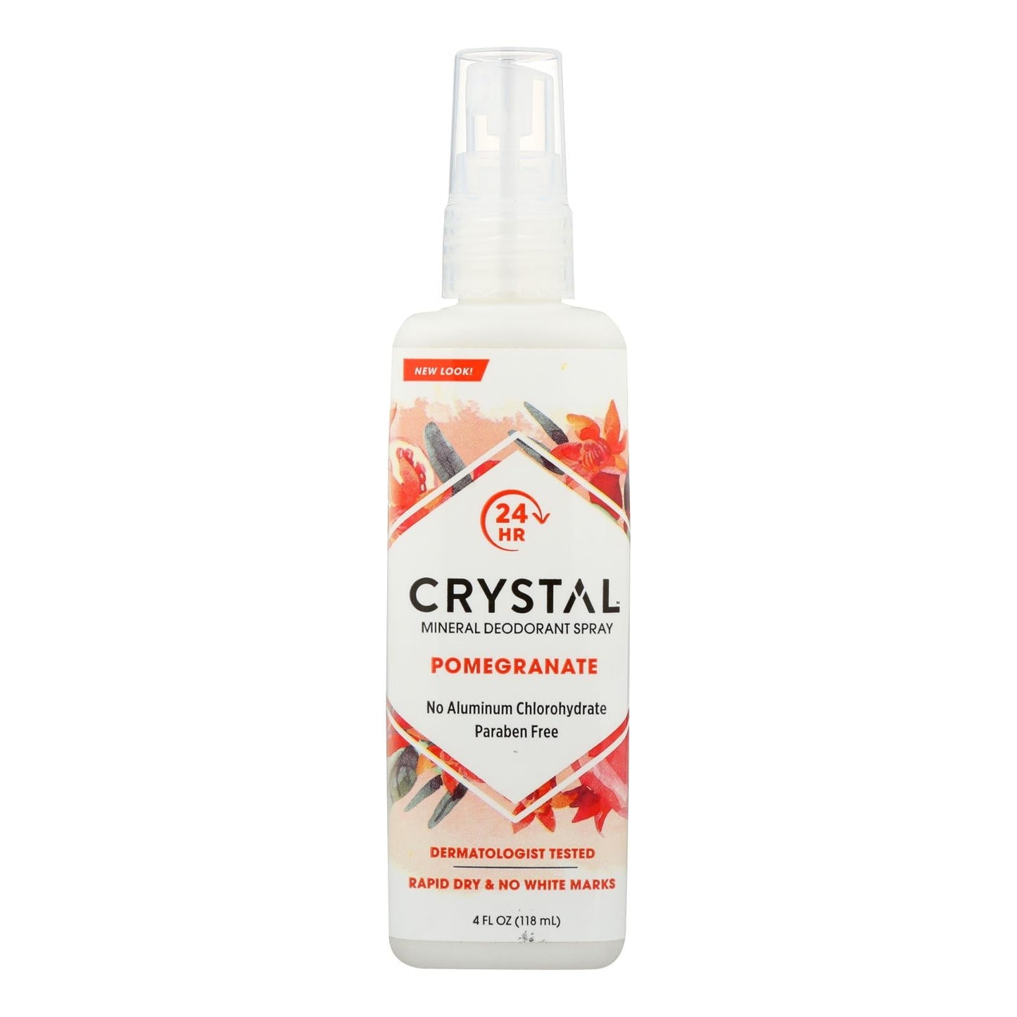 Crystal Pomegranate Mineral Deodorant Spray - 4 Fl Oz