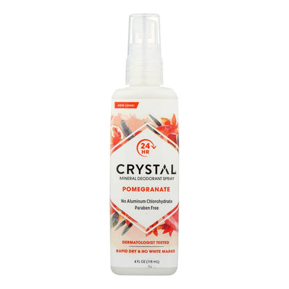 Crystal Pomegranate Mineral Deodorant Spray - 4 Fl Oz