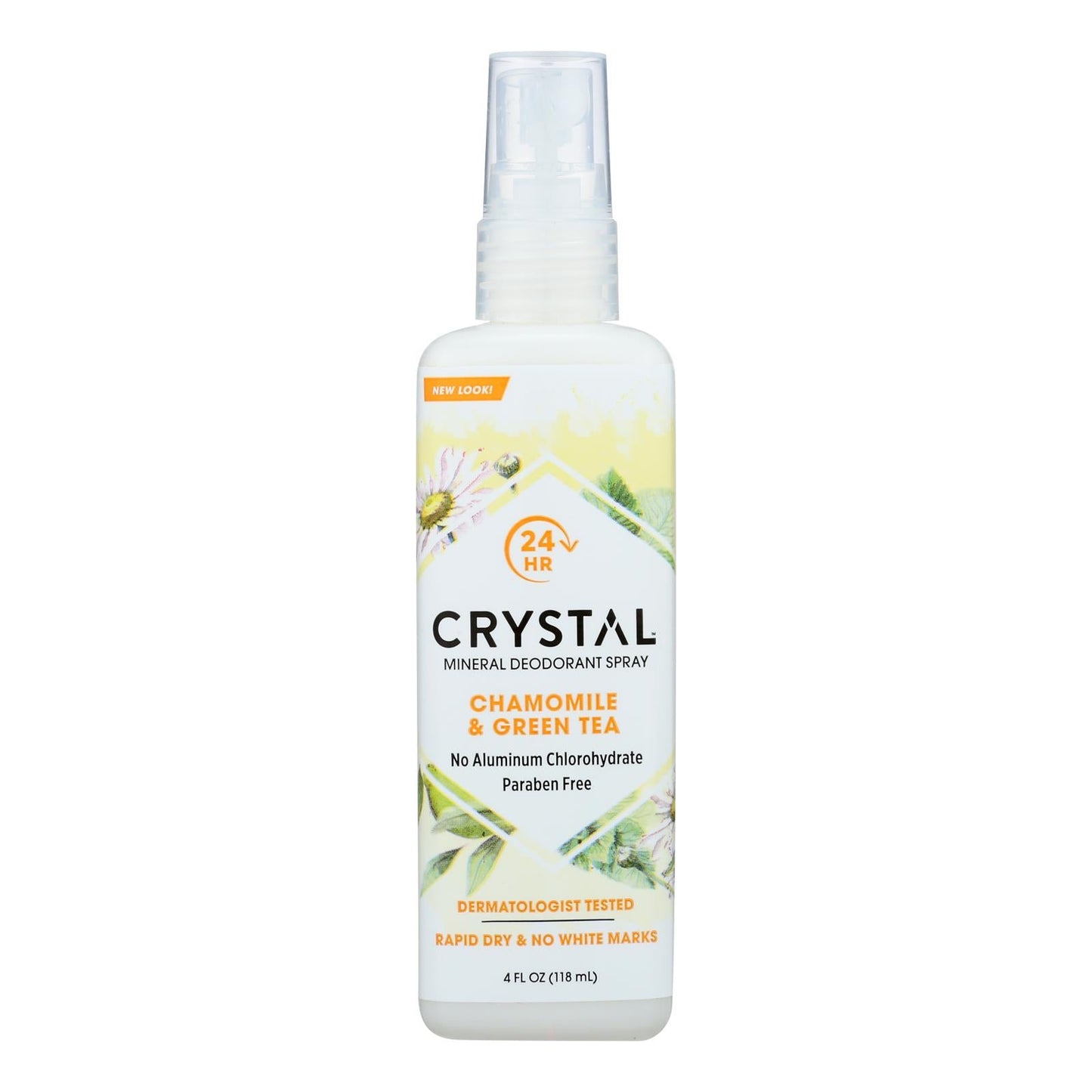 Crystal Essence Chamomile & Green Tea Deodorant Spray 4oz