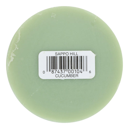 Sappo Hill Glycerine Soap Cucumber - 3.5 Oz - Case Of 12