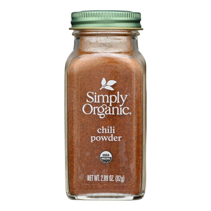 Simply Organic Chili Powder, Organic, 6-Pack, 2.89 oz