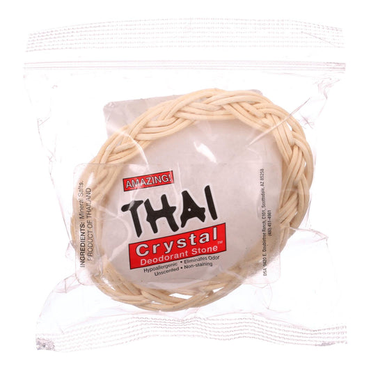 Thai Crystal Deodorant Soap in Basket - 1 Bar