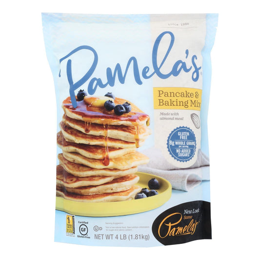 Pamela's Baking & Pancake Mix, 3-Pack, 4 lb Each