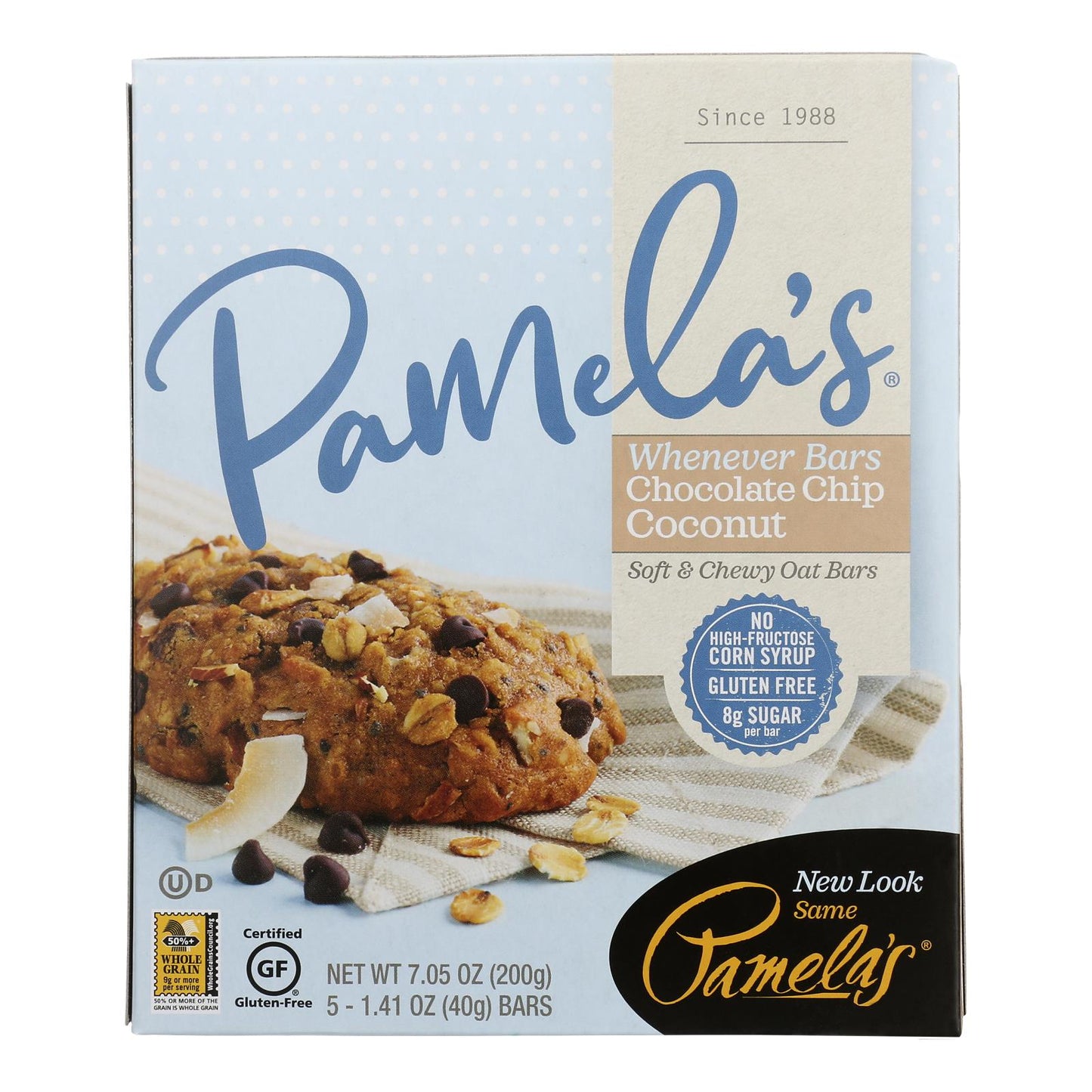 Pamela's Oat Choc Chip Coconut Bars - 6 Pack (1.41 oz)