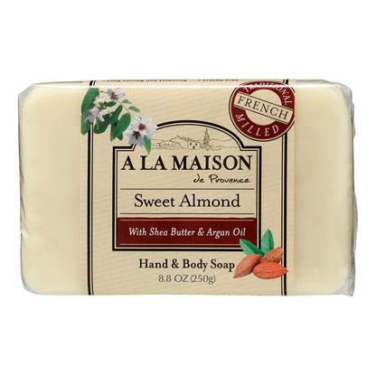 A La Maison - Bar Soap - Sweet Almond - 8.8 Oz