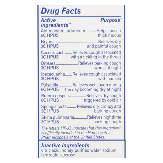 Boiron Chestal Kids Honey Cough & Chest Congestion 6.7oz