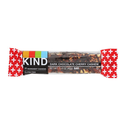 Kind Dark Chocolate Cherry Cashew Bars, 12 Pack, 1.4 oz