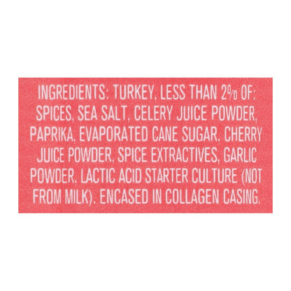 Vermont Smoke And Cure Realsticks - Turkey Pepperoni - 1 Oz - Case Of 24