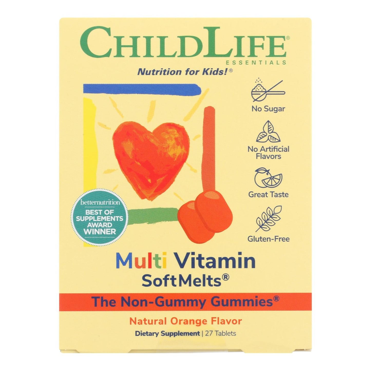 Childlife Essentials Multi Vitamin Soft Melts - 27 Tabs