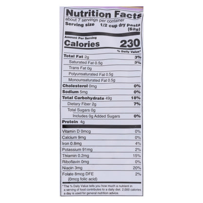 Tinkyada Brown Rice Elbows - Case Of 12 - 16 Oz