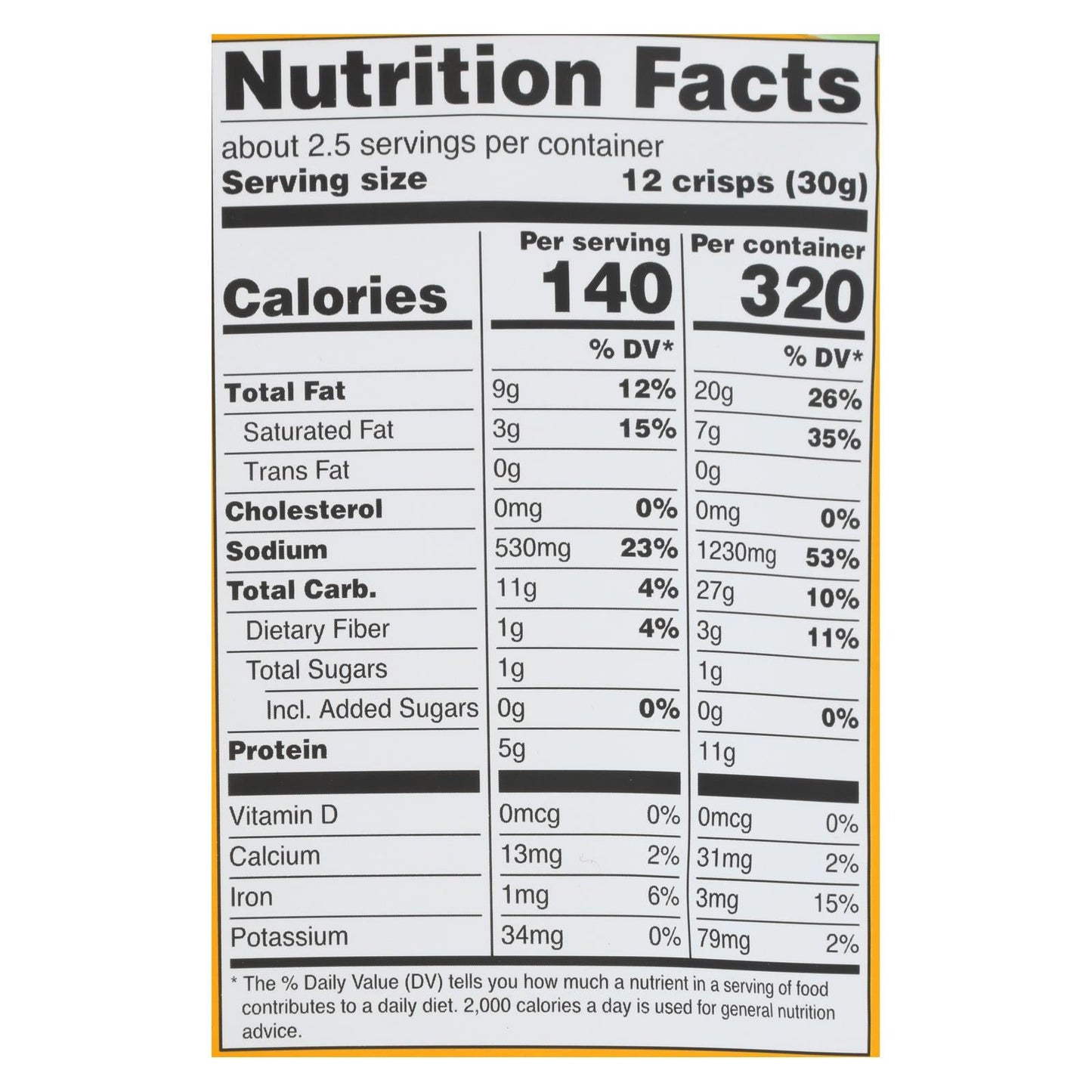 Hippie Snacks Cauliflower Crisps Original - 8 Pack