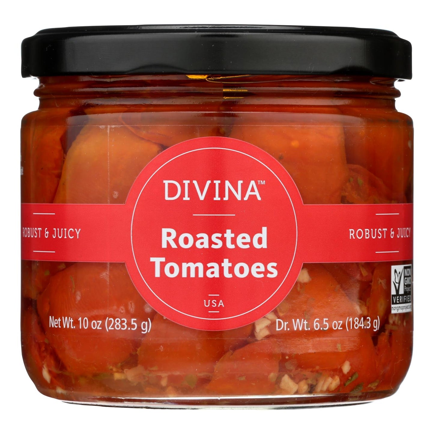 Divina Roasted Red Tomatoes with Herbs, 10 oz, Case of 6