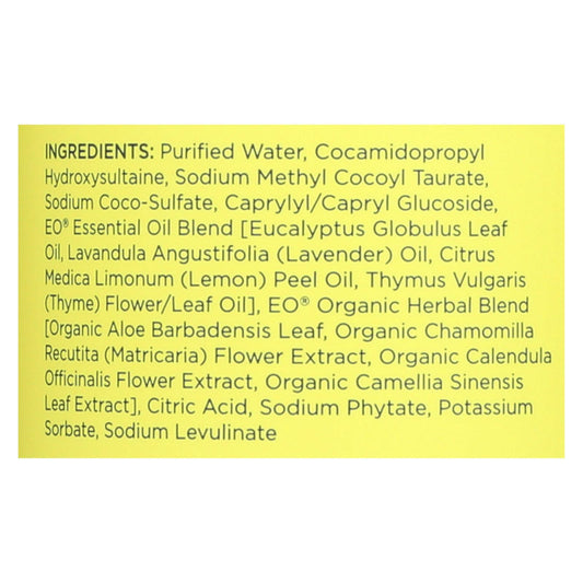 EO Liquid Hand Soap - Lemon & Eucalyptus 12 Fl Oz