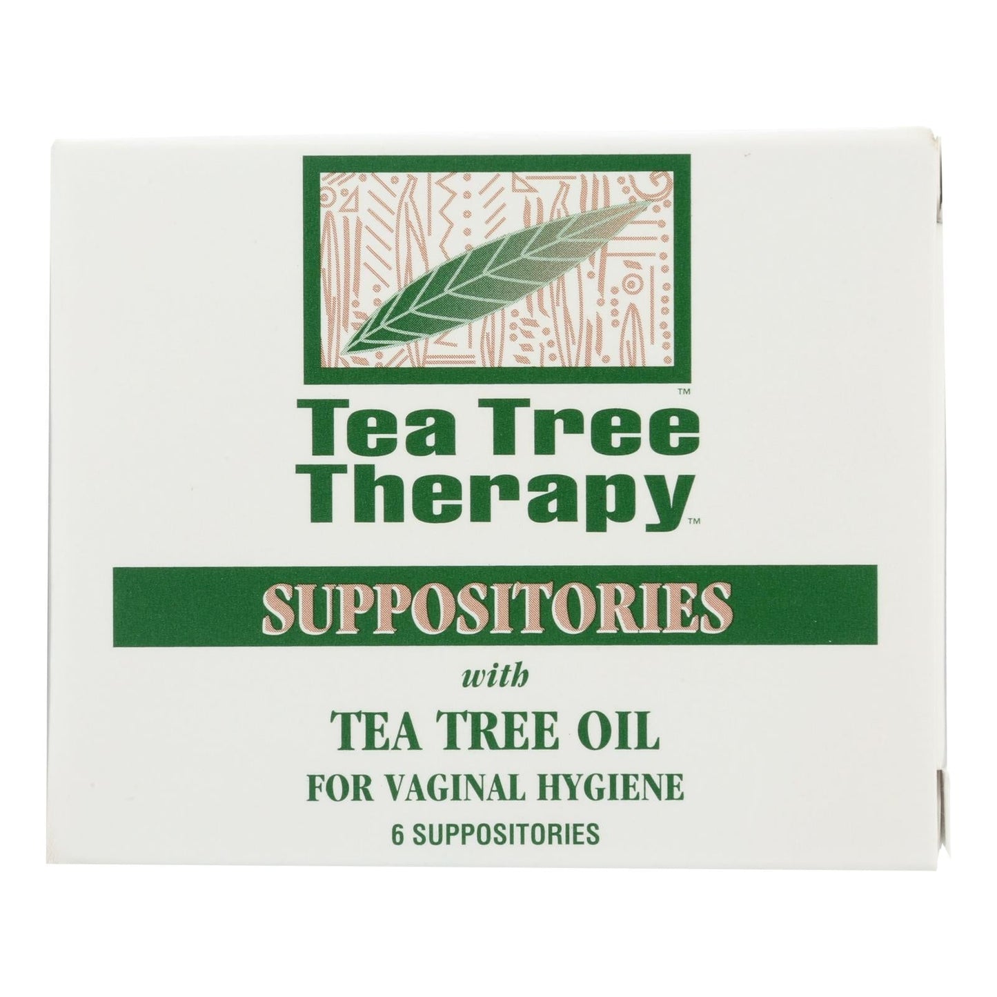 Tea Tree Therapy Vaginal Suppositories - 6 Count