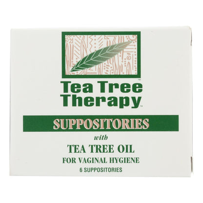 Tea Tree Therapy Vaginal Suppositories - 6 Count
