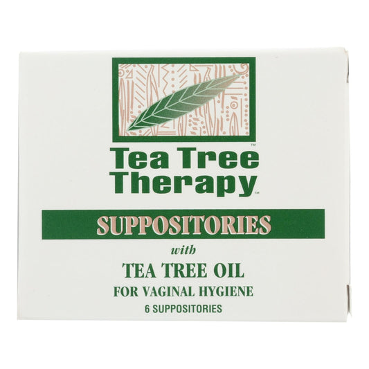 Tea Tree Therapy Vaginal Suppositories - 6 Count