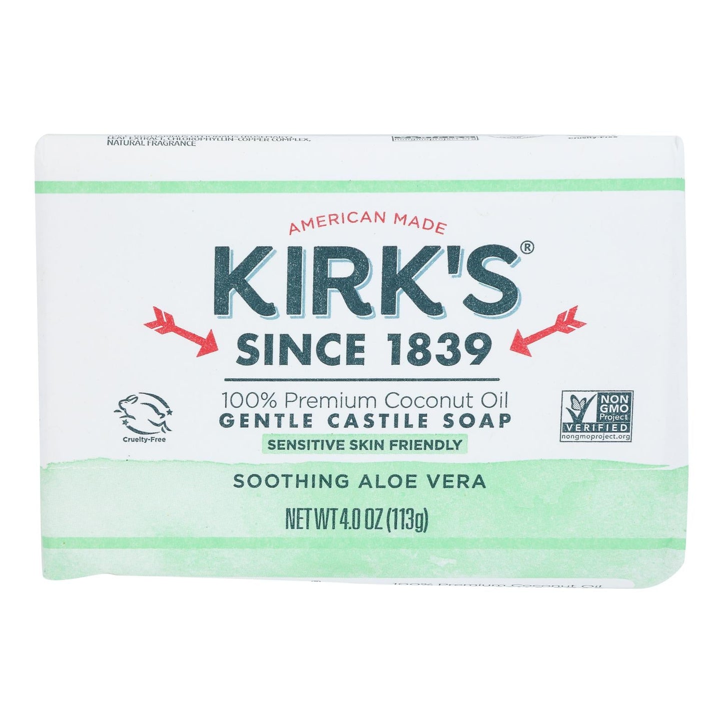 Kirks Coco Castile Aloe Vera Soap, 4oz