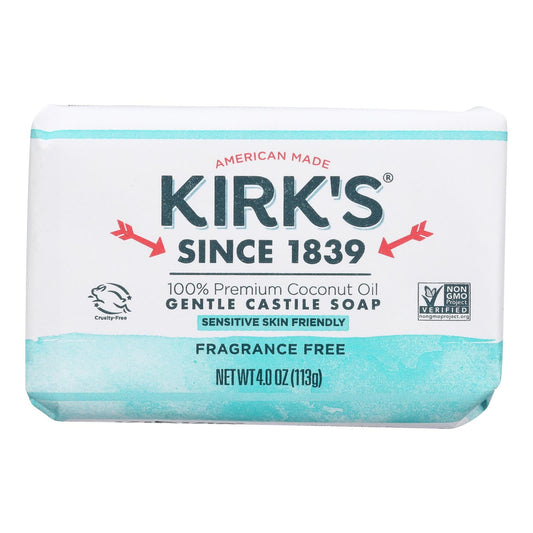 Kirk's Fragrance-Free Coco Castile Soap, 4 Oz