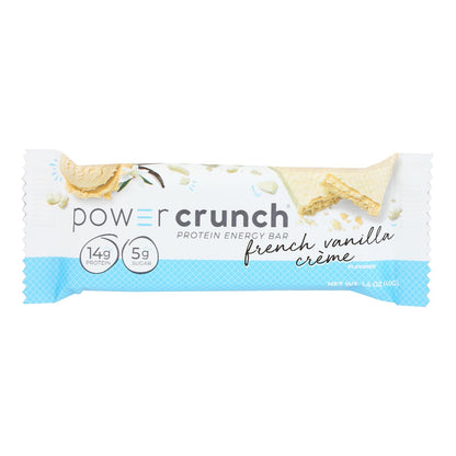 Power Crunch Bar - French Vanilla Cream - Case Of 12 - 1.4 Oz